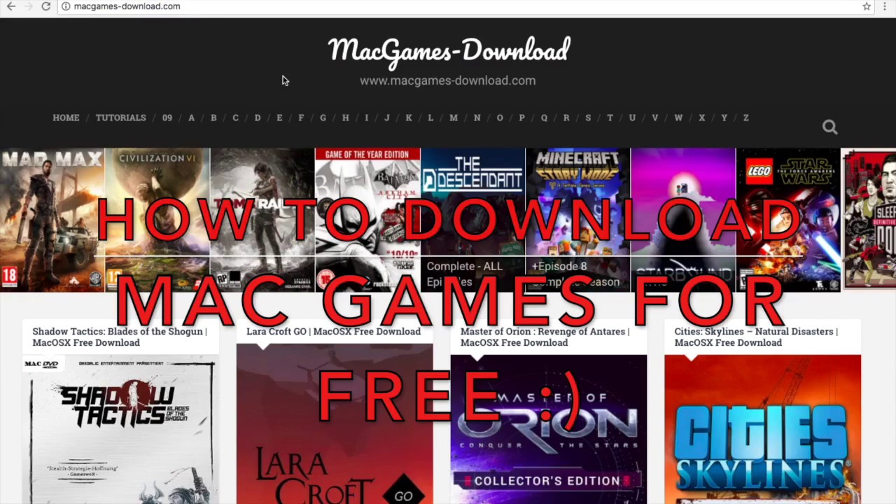 Games for mac computers